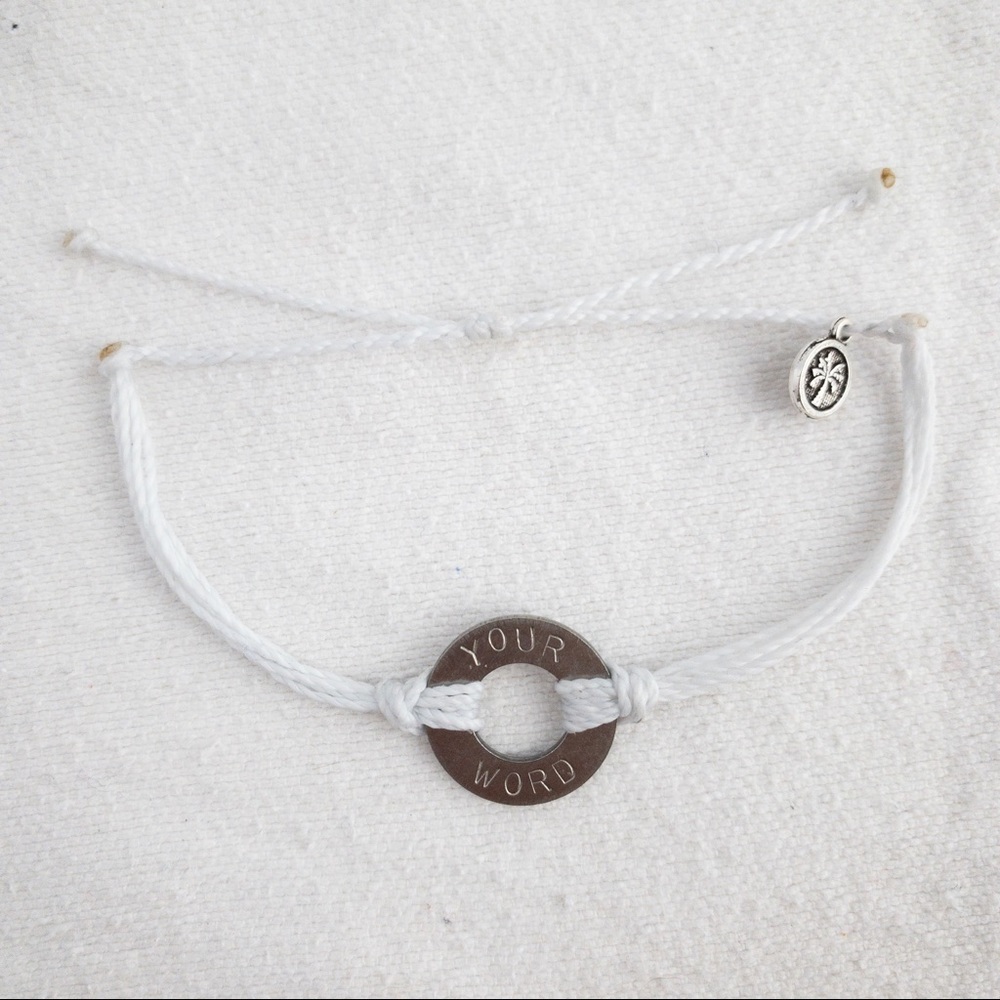 3 pack ohana bracelets Custom word beach inspired